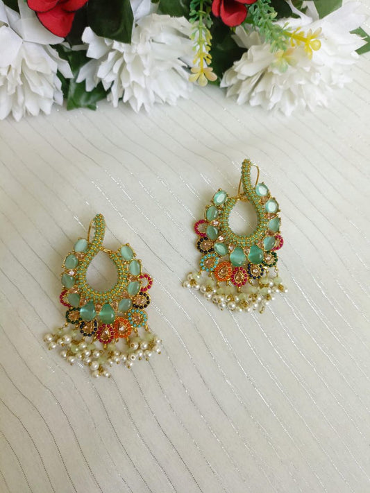New Designer Nauratan Earrings