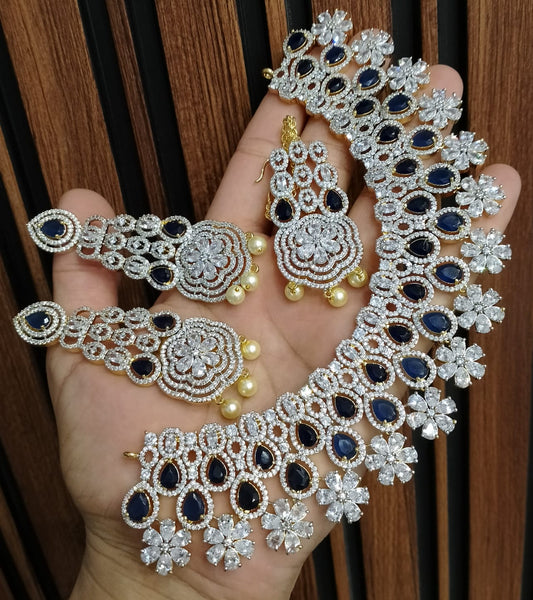 Zircon necklace set