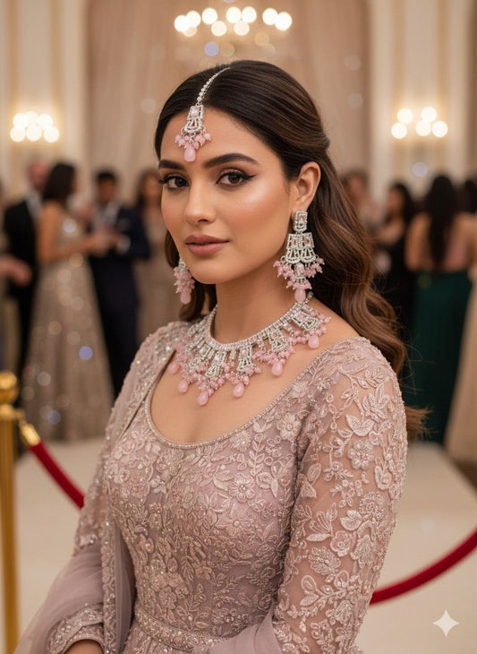 Beautiful🌸Hand made Jaroa Stone Zarqoon set