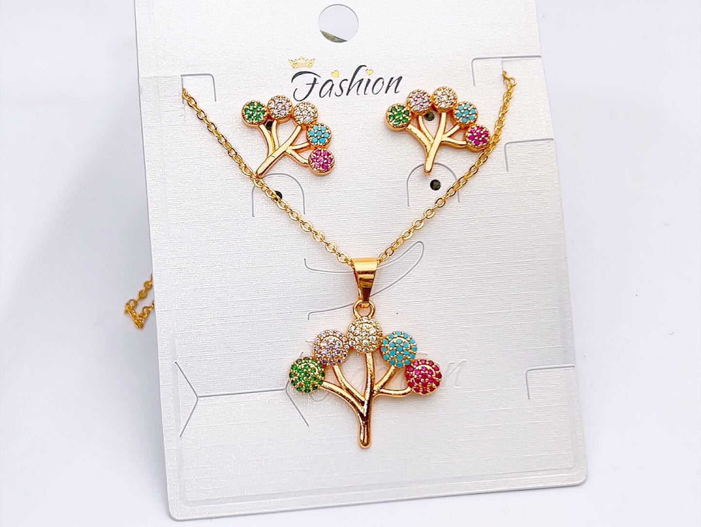 China π¨π³ made locket set in real stones fine quality