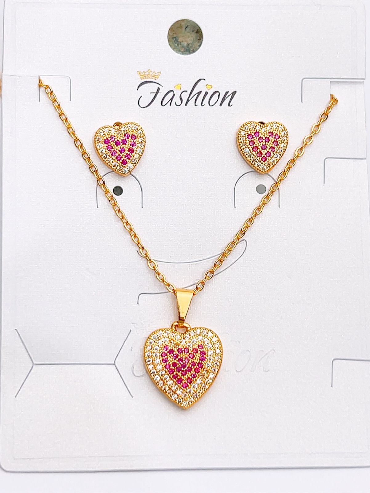China π¨π³ made locket set in real stones fine quality