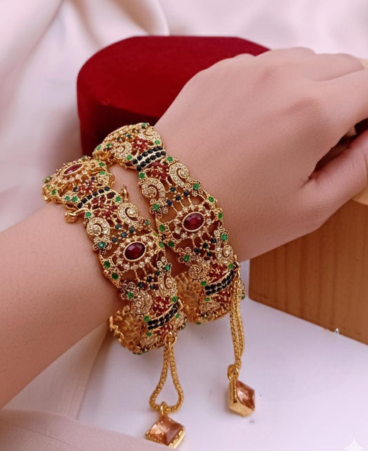 Jaroo stone studded bangles