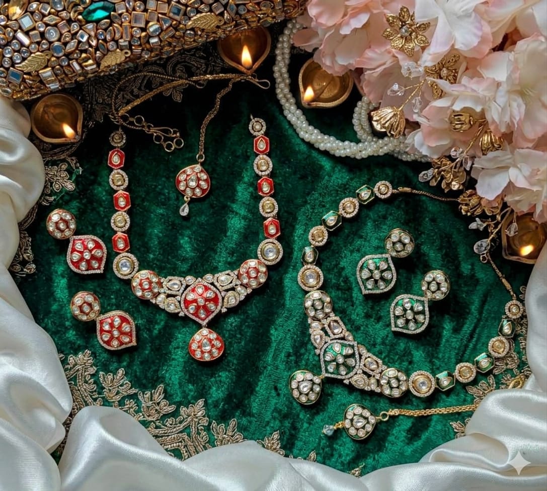 Beautiful Imported Original KiAni Kundan Set
