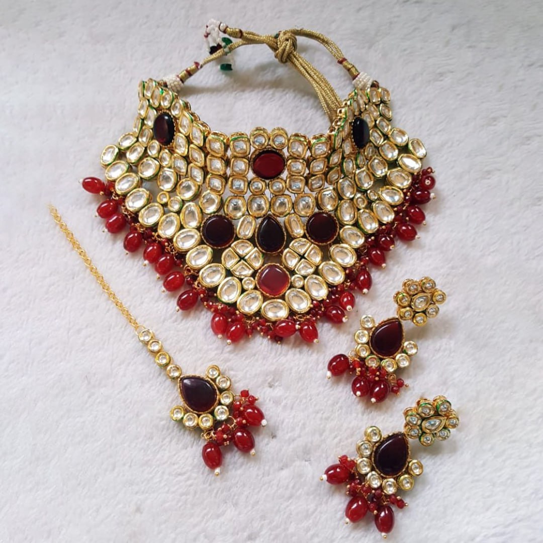 Big kundan online jewellery