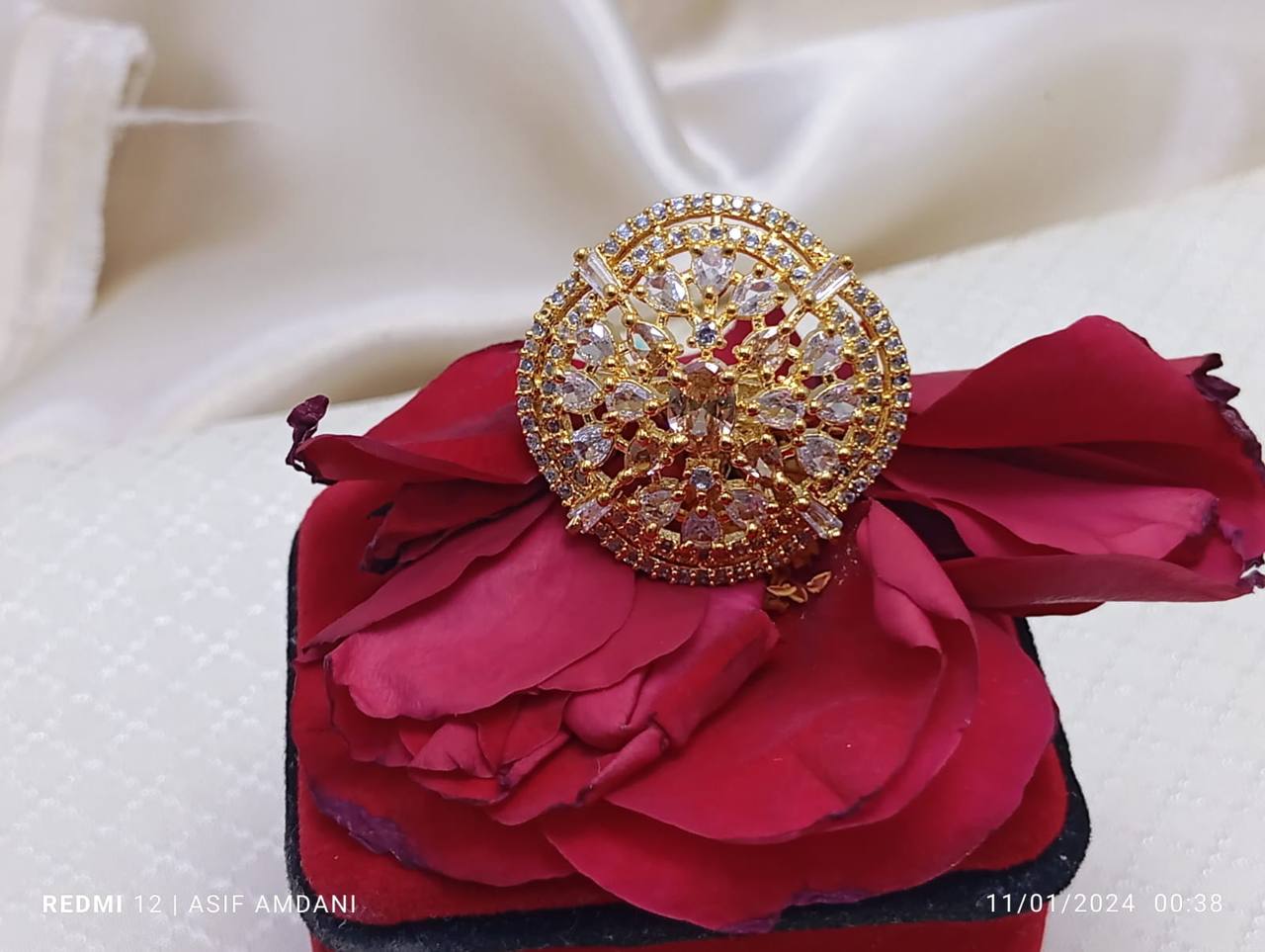 Indian Original Ad Zarkoon Adjustable Finger Ring