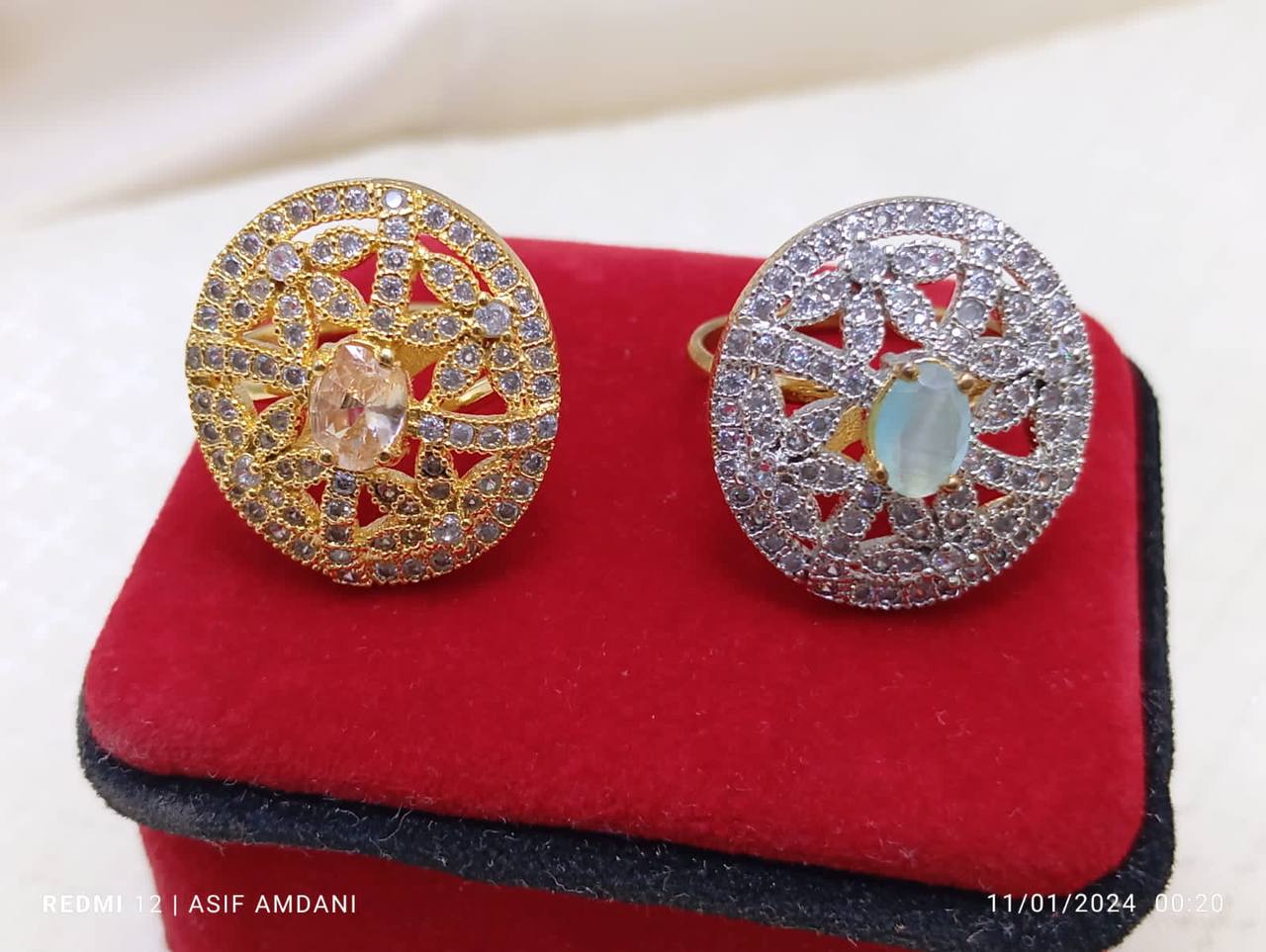 Indian Original Ad Zarkoon Adjustable Finger Ring