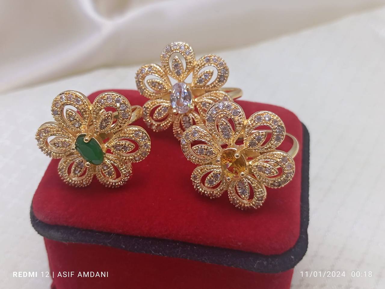Indian Original Ad Zarkoon Adjustable Finger Ring