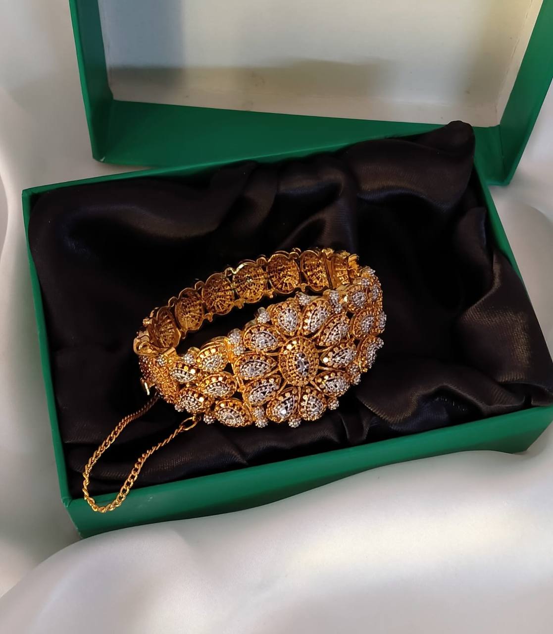 21K Gold Plated Openable Bangle |Openable With 2.4 & 2.6