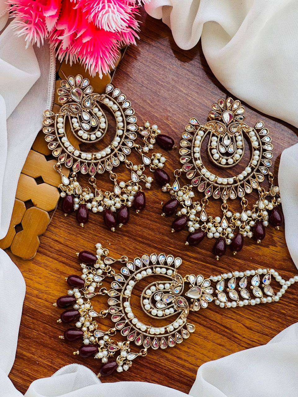 Earrings Bala Tikka Set