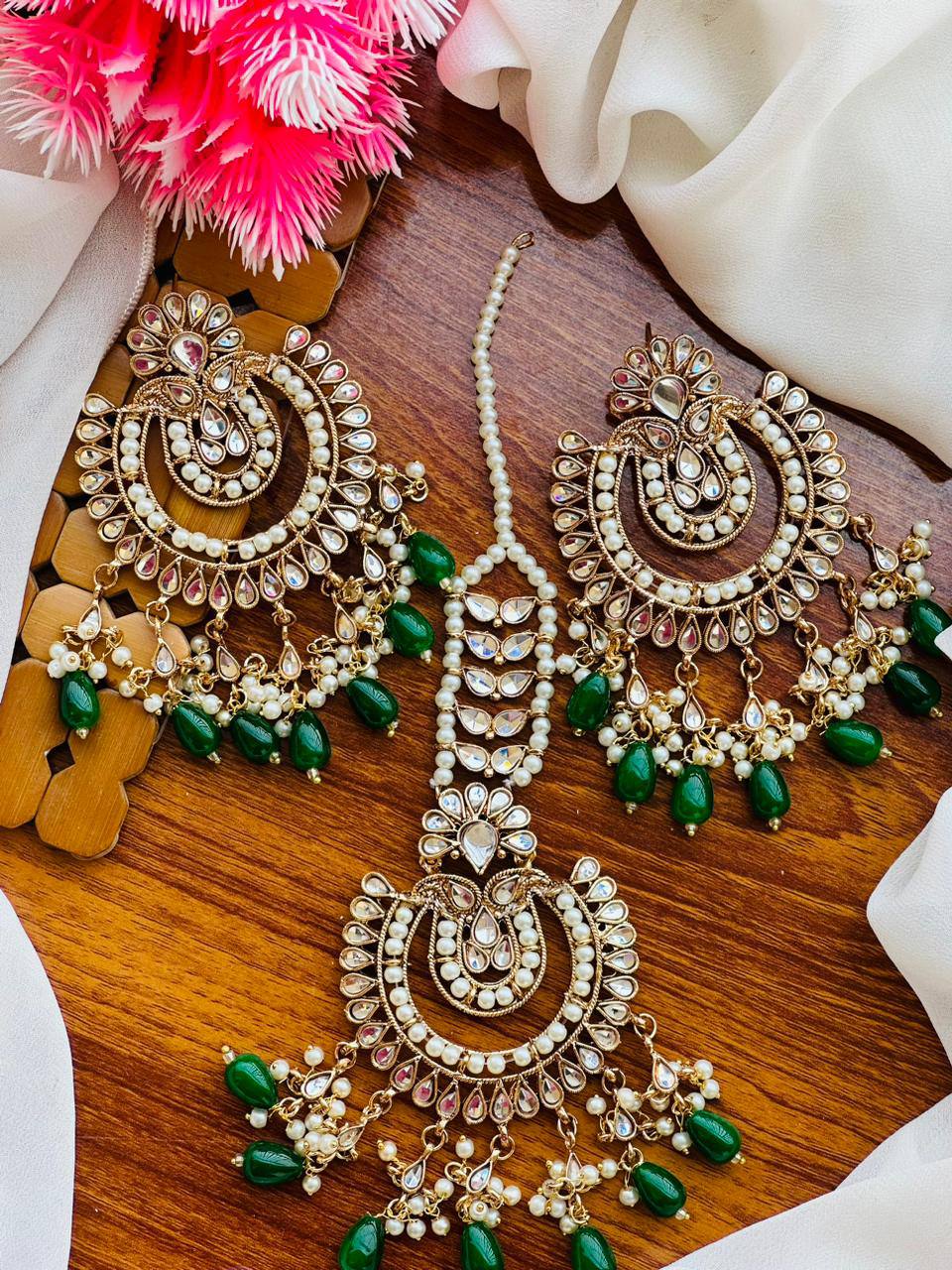 Earrings Bala Tikka Set