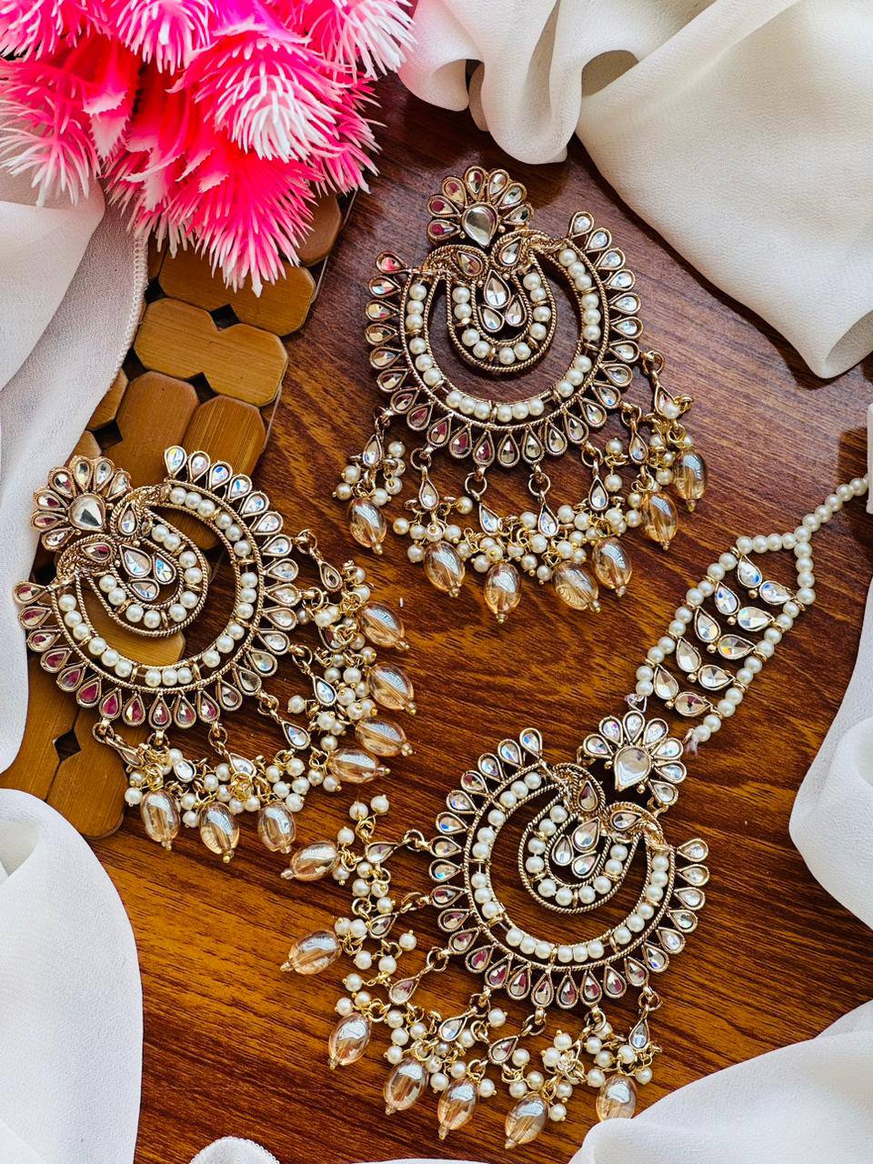 Earrings Bala Tikka Set