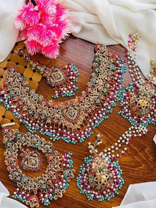 Casting Noratan Bridal Set with Sahara Big Jhumkies