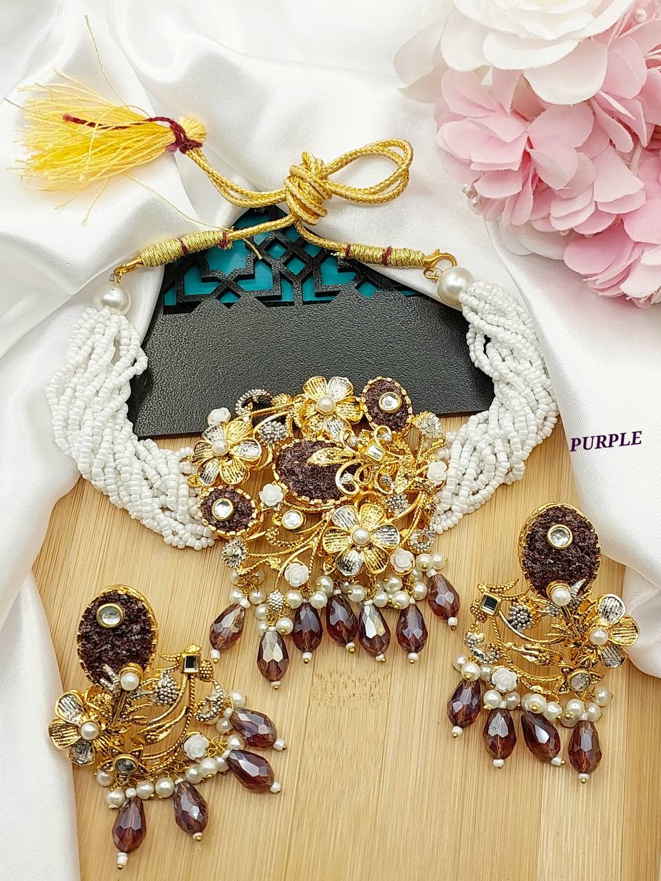 Handmade Crushed Heavy Choker Set