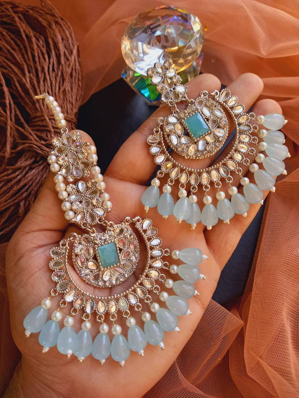 Earrings Bala Tikka Set