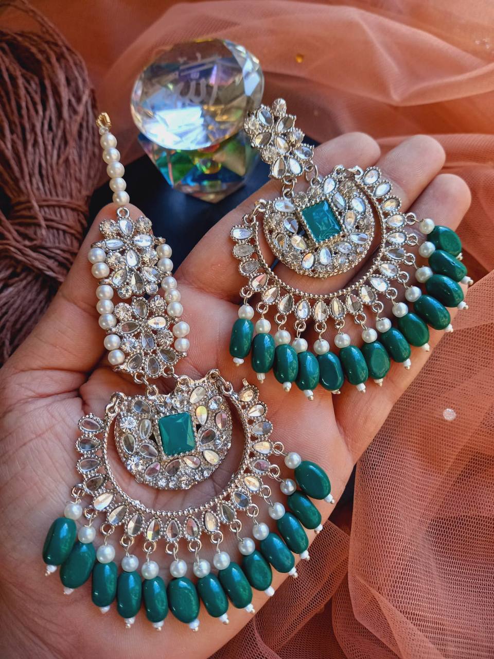 Earrings Bala Tikka Set