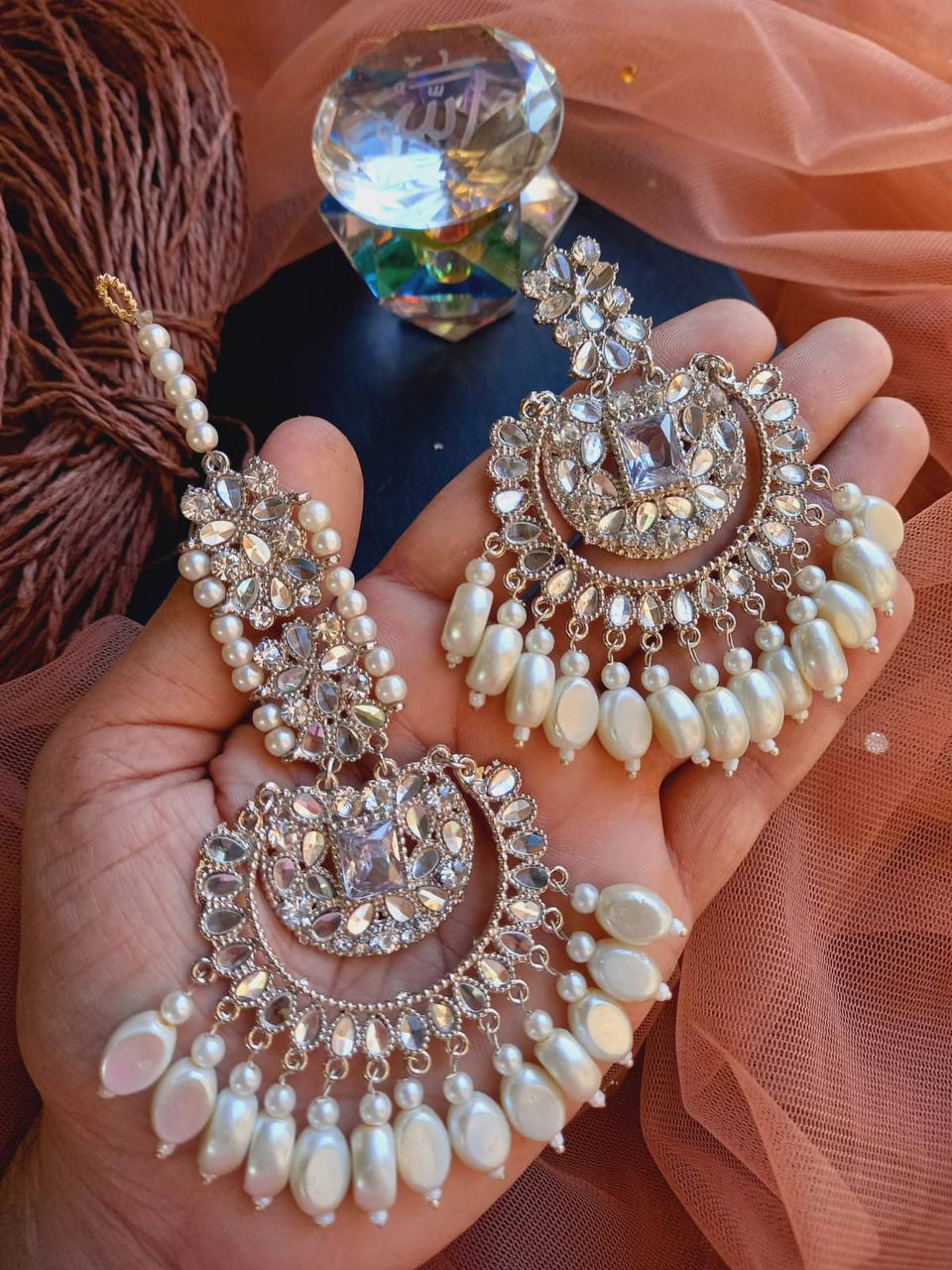 Earrings Bala Tikka Set