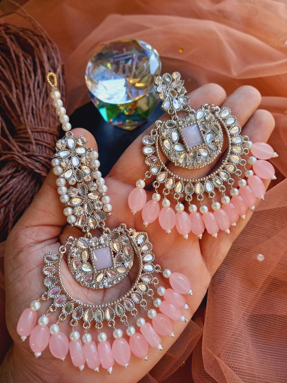 Earrings Bala Tikka Set