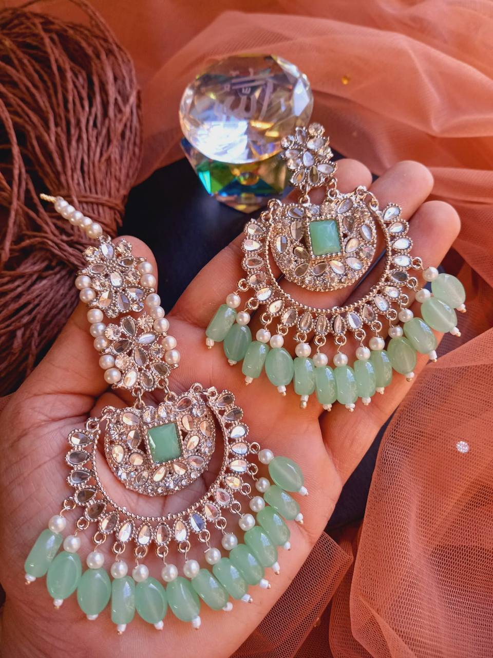 Earrings Bala Tikka Set