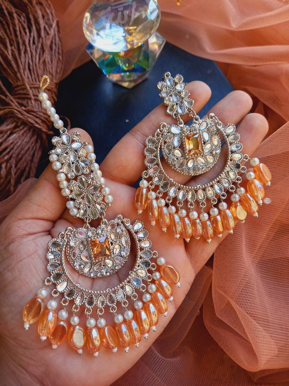 Earrings Bala Tikka Set