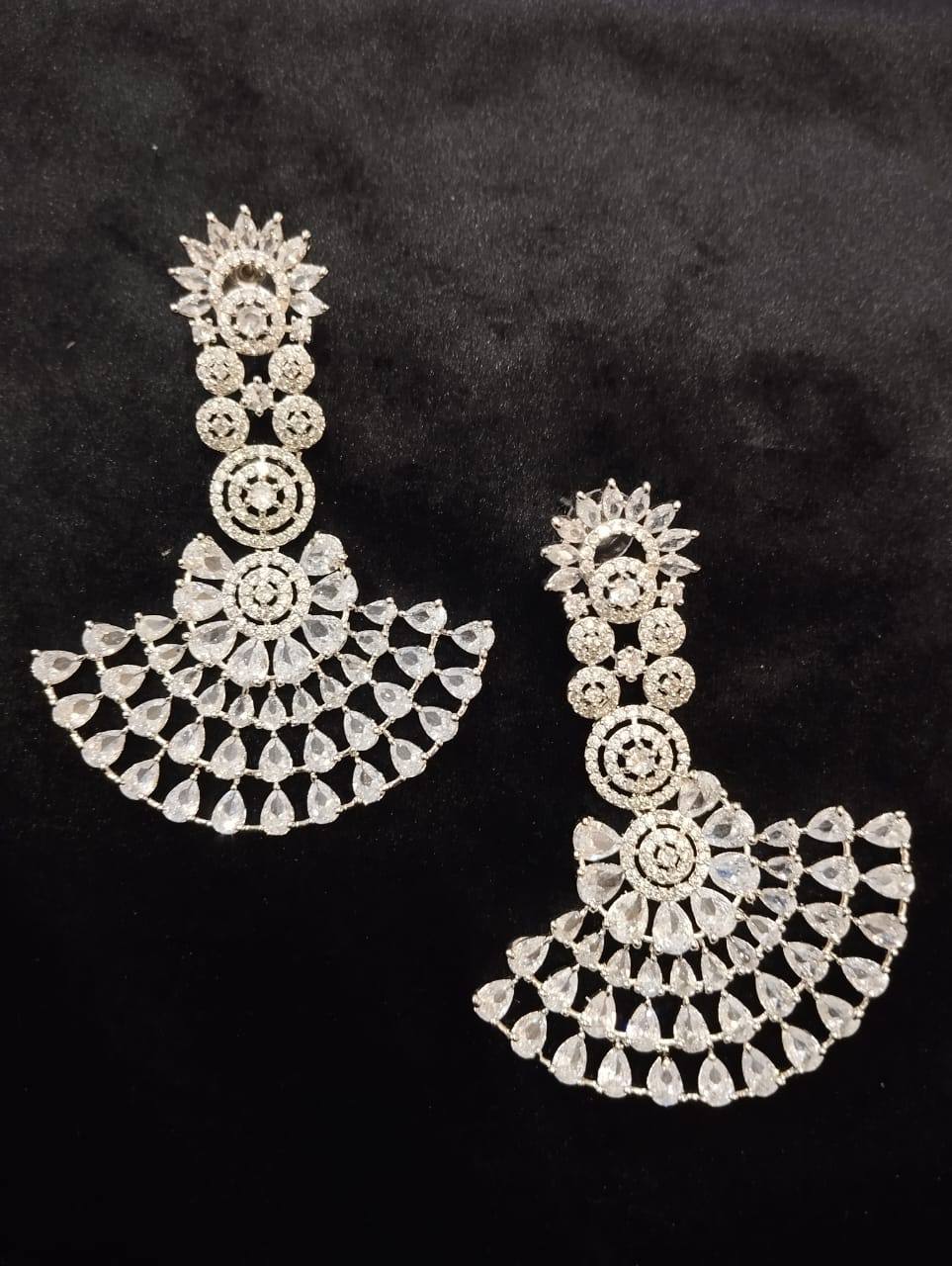 American Diamond Cubic Zircon Earrings
