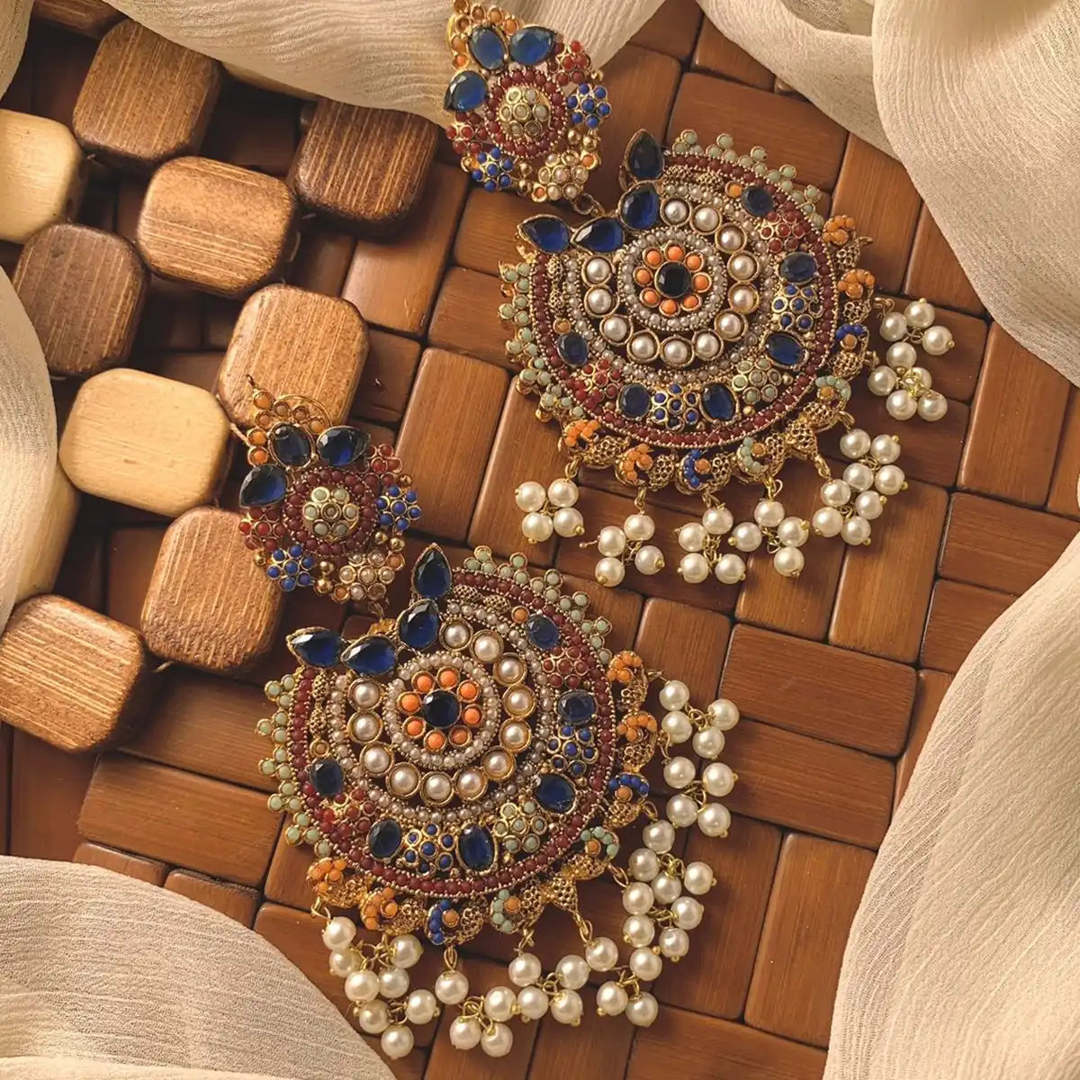 bala earrings shopping NJC-001 blue