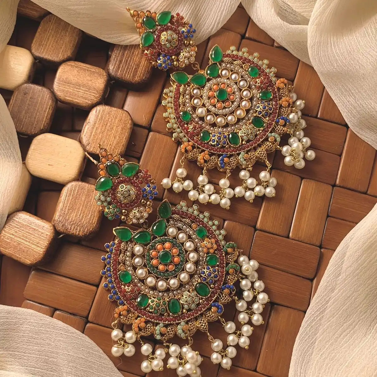 bala earrings shopping NJC-001 green