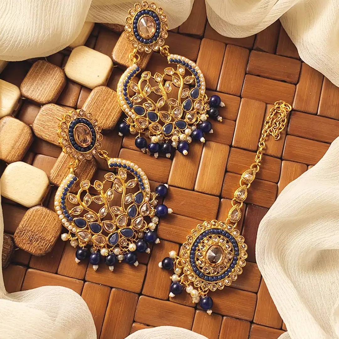 balas earrings NJC-010 purple