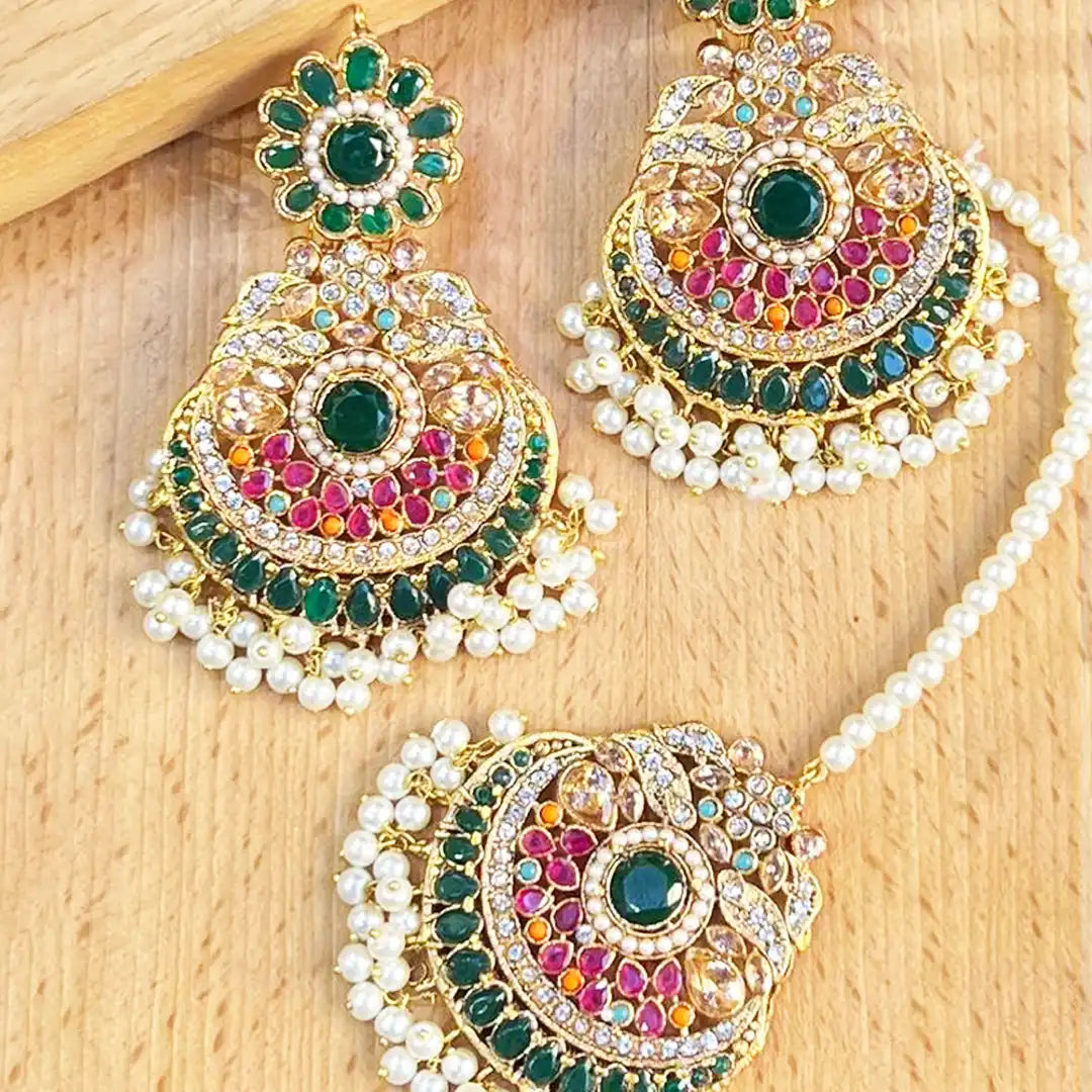 balas earrings set NJC-007