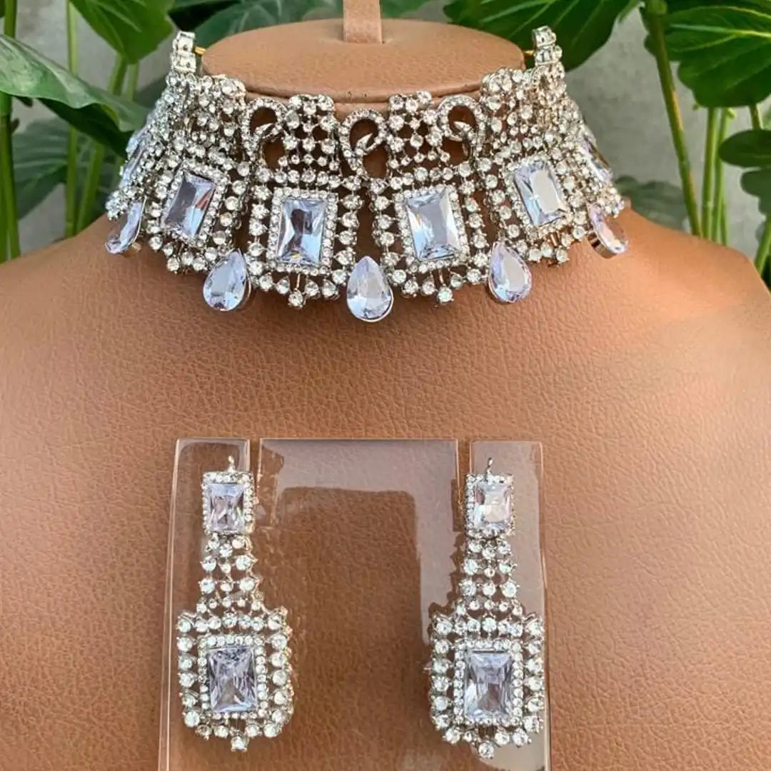 best designer jewellery in Pakistan NJC-004 silver