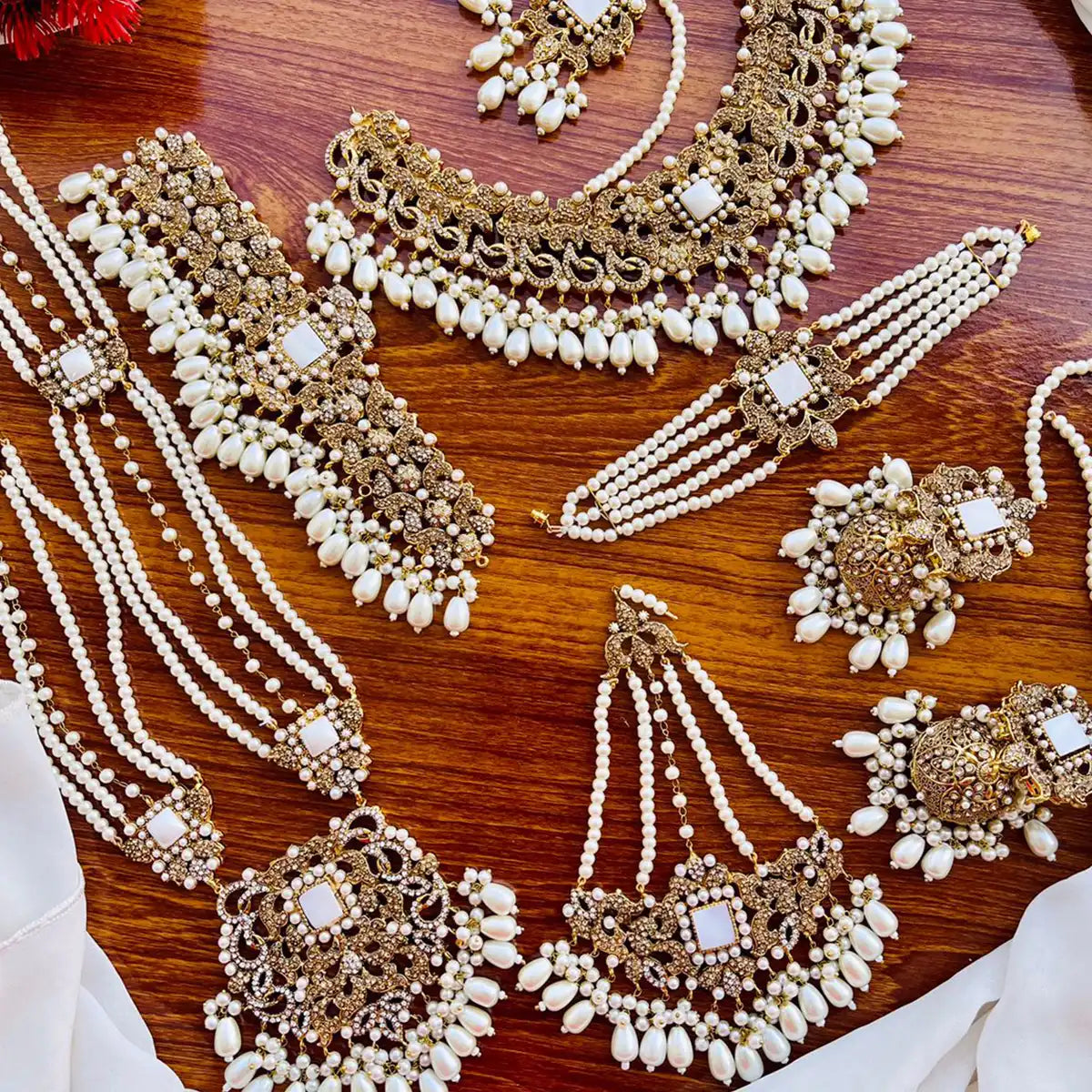 choker necklace price in pakistan njc-025 white
