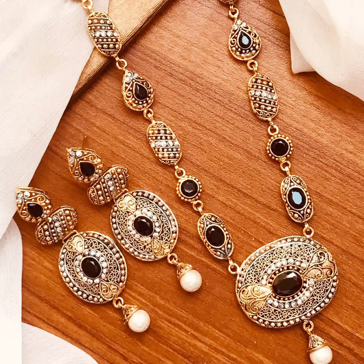 designer egyption mala set NJC-009 black
