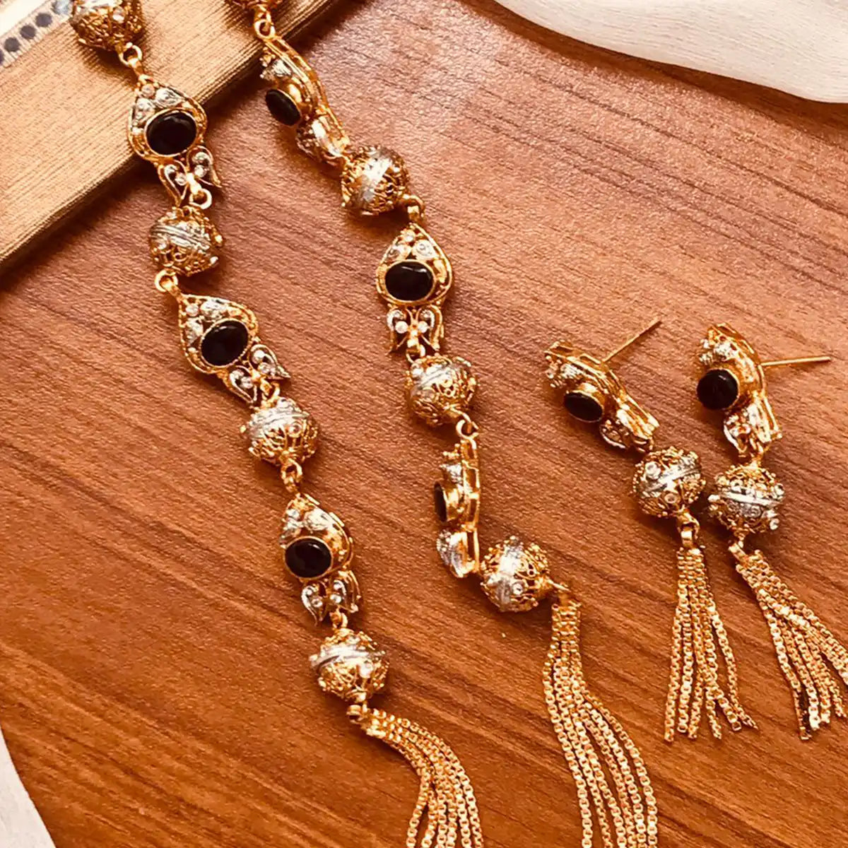 designer jewellery online pakistan njc-012 black