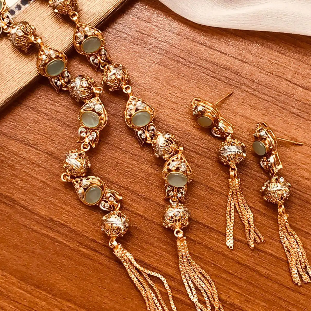 designer jewellery online pakistan njc-012 sea green