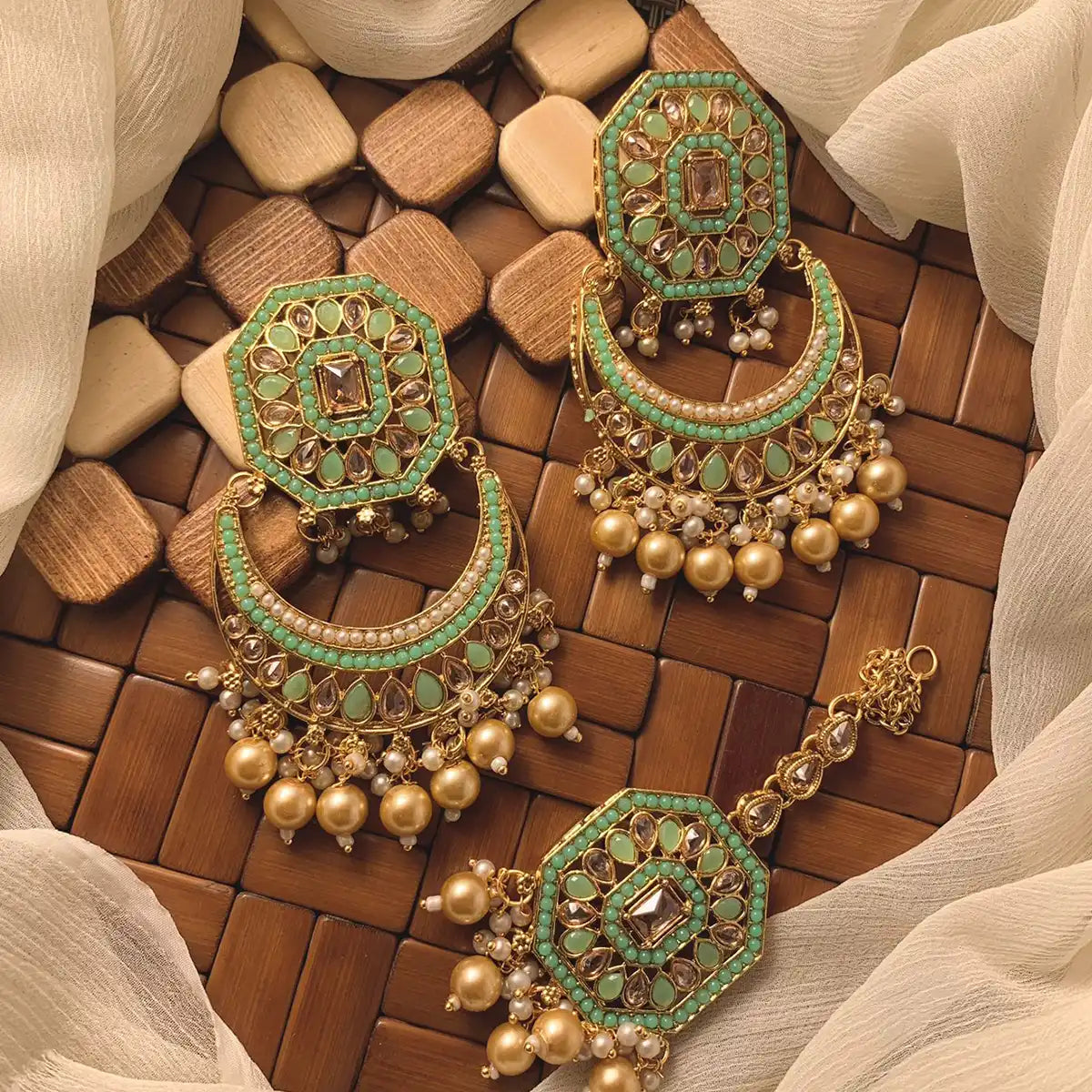 designer stud earrings set njc-014 turquoise