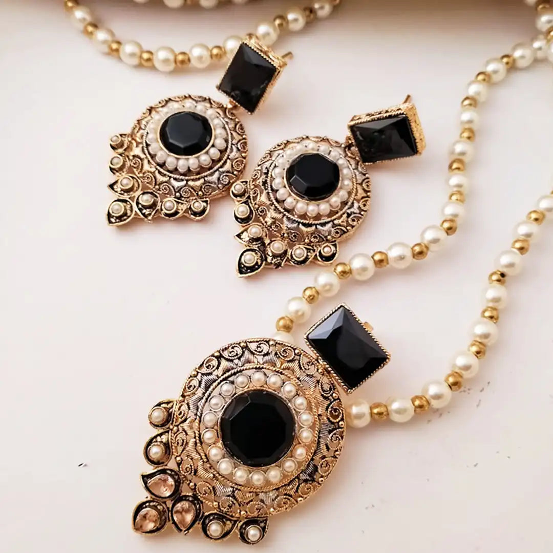 egyptian mala set NJC-004 black