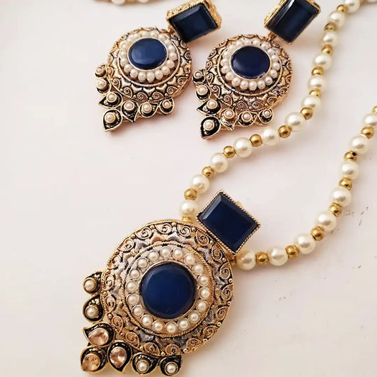 egyptian mala set NJC-004 blue