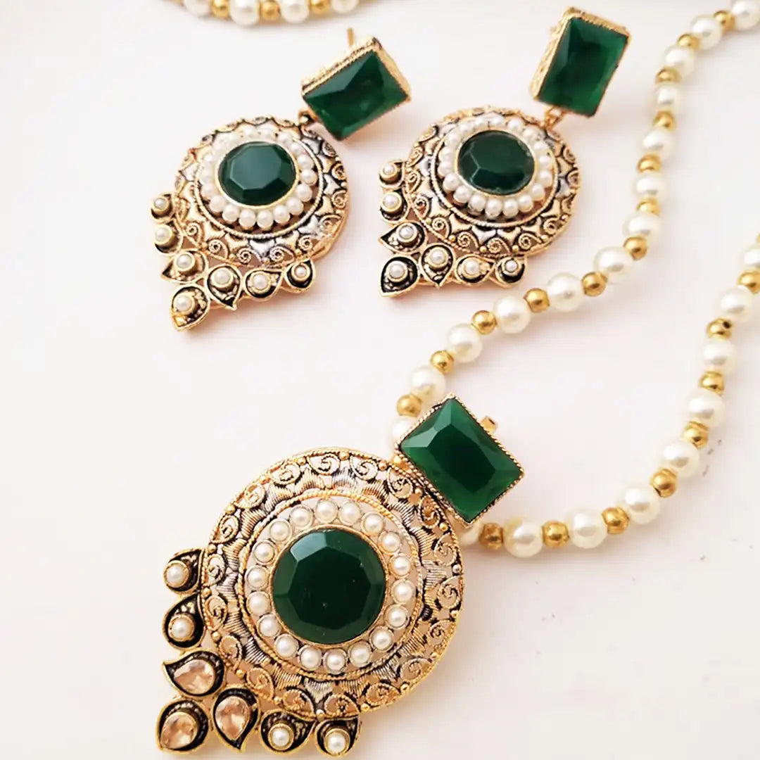 egyptian mala set NJC-004 green