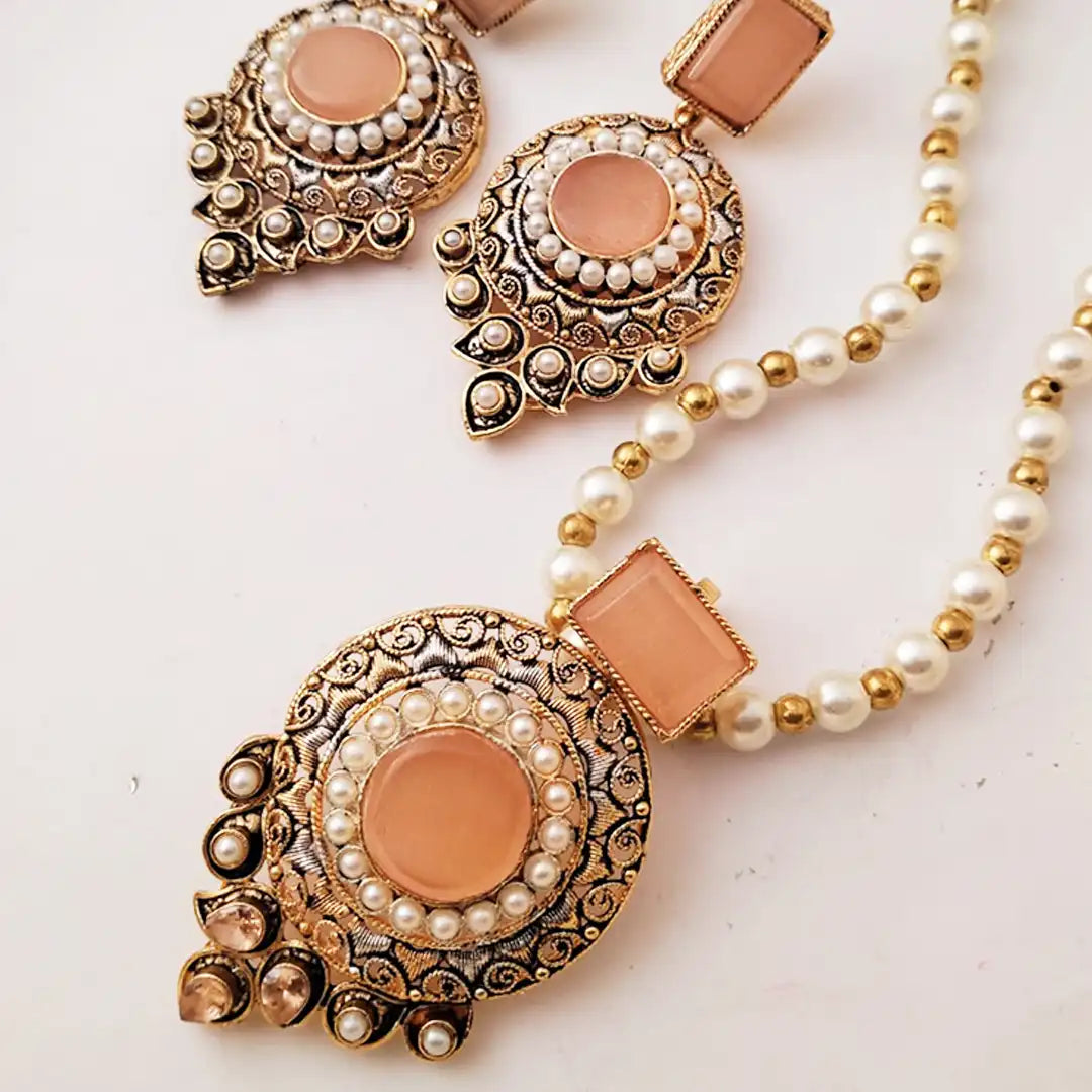 egyptian mala set NJC-004 light brown