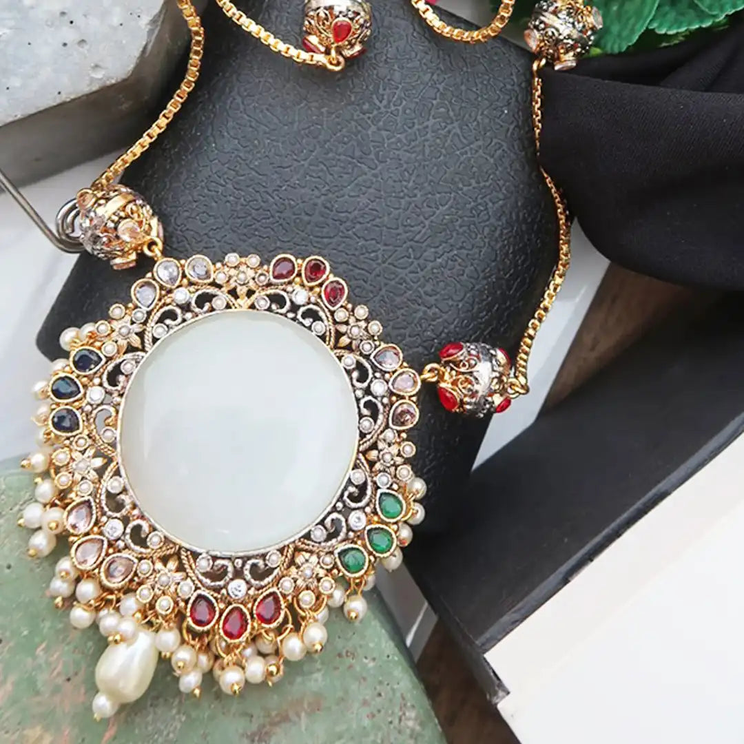 egyptian mala set NJC-006 white