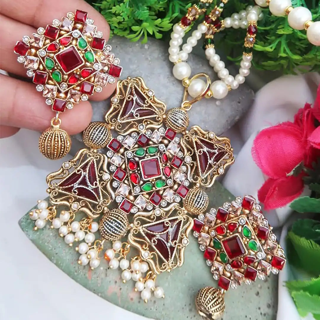 egyptian mala set NJC-007 red