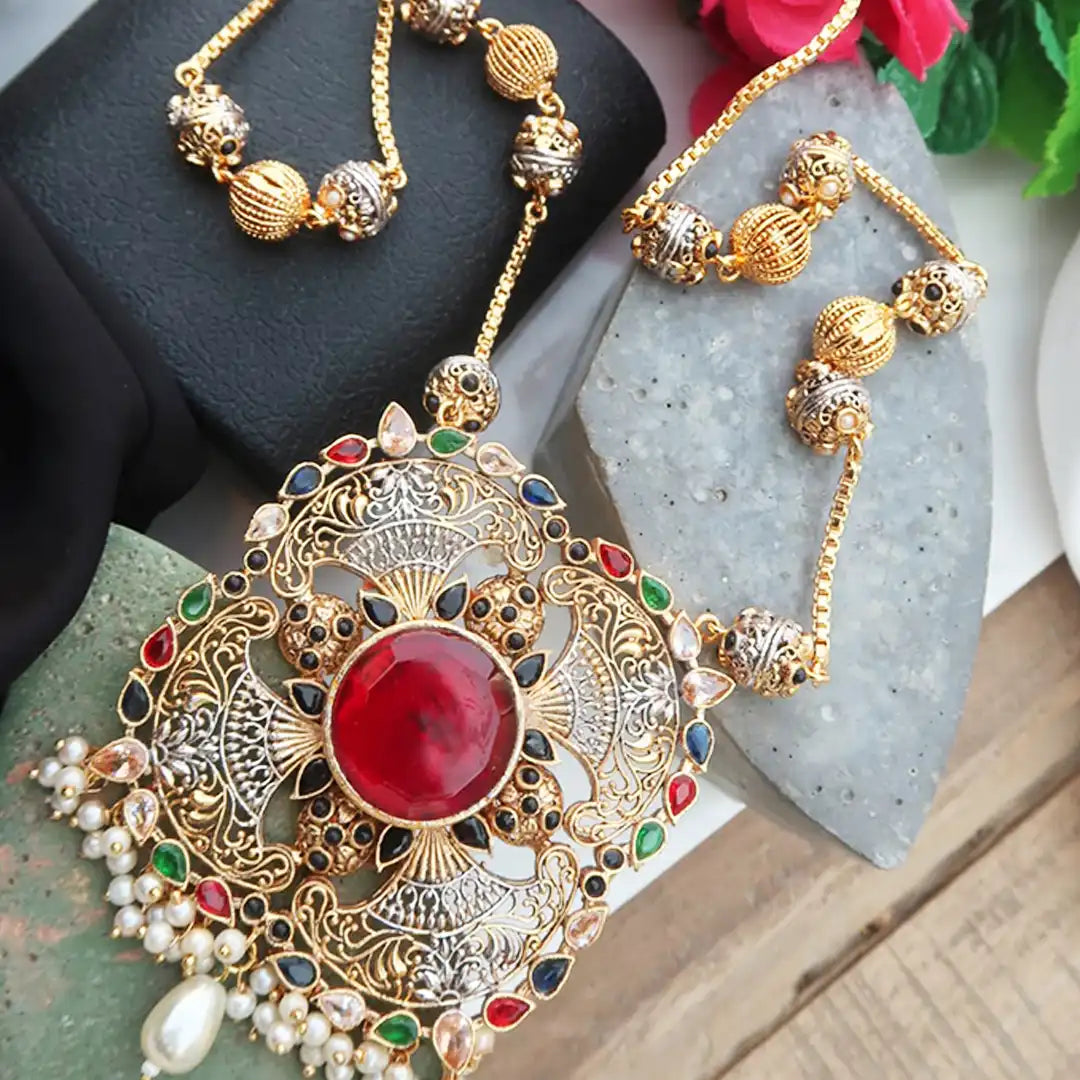 egyptian mala set NJC-008 maroon