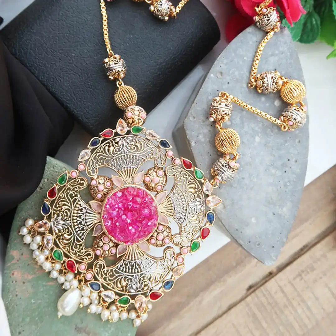 egyptian mala set NJC-008 pink