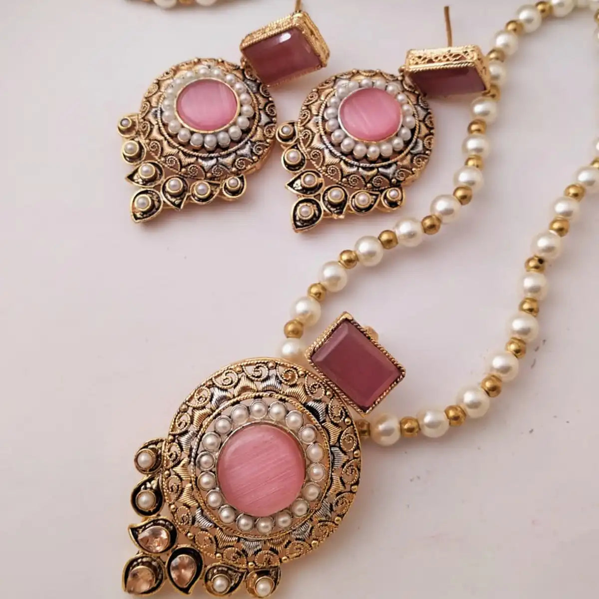 egyptian mala set NJC-010 3800 pink