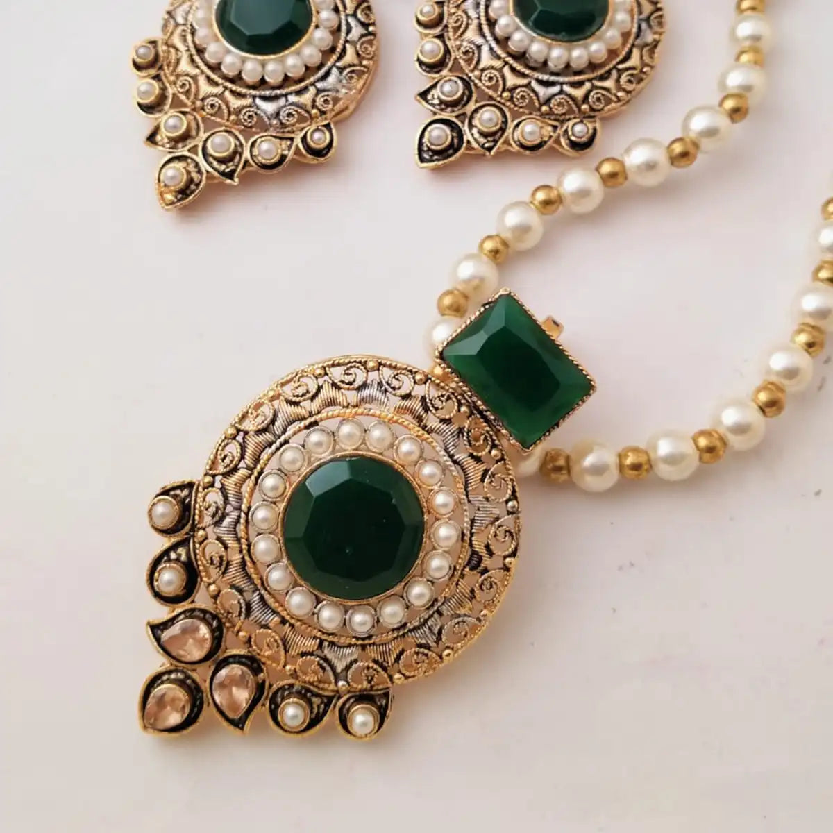 egyptian mala set NJC-010 3800 green