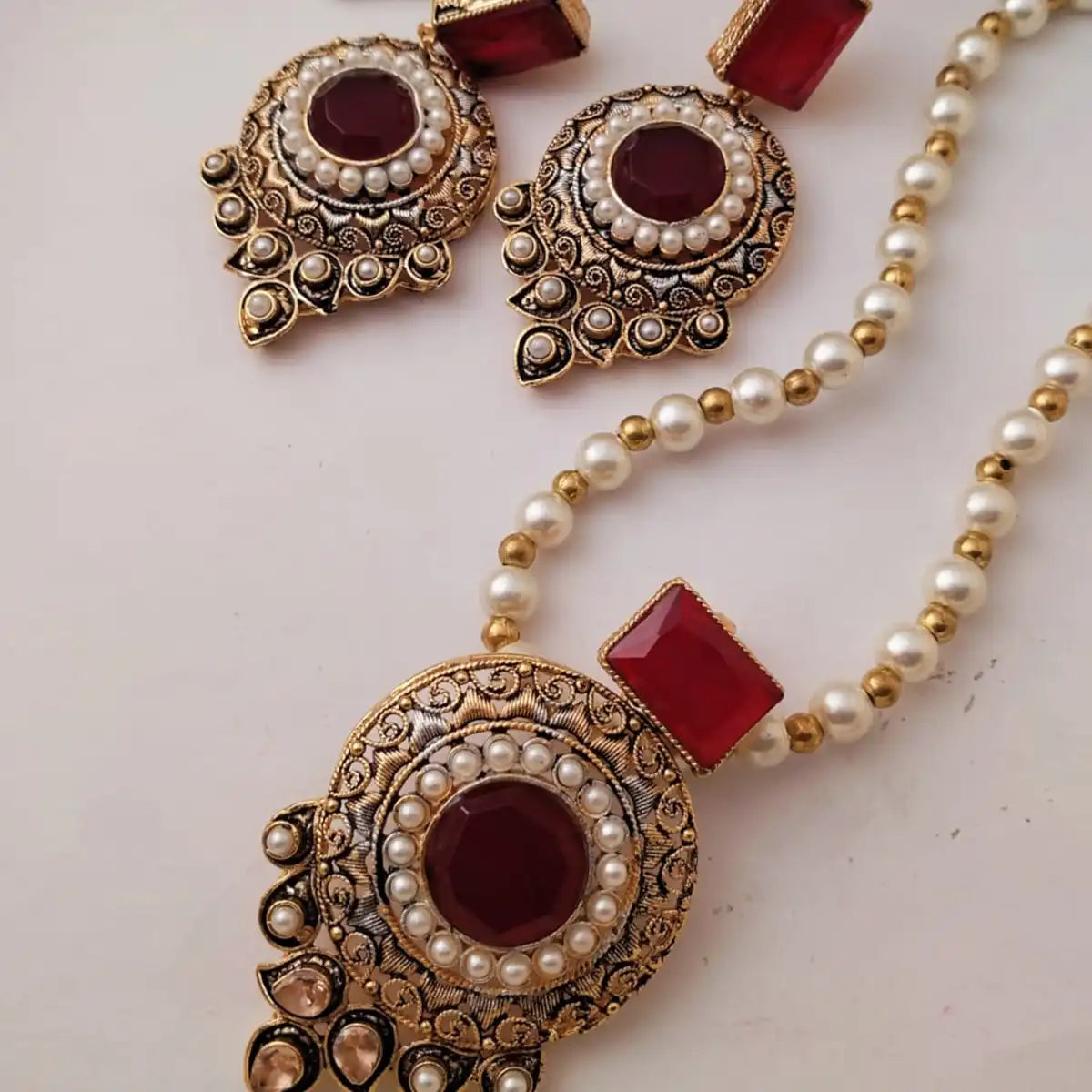 egyptian mala set NJC-010 3800 red