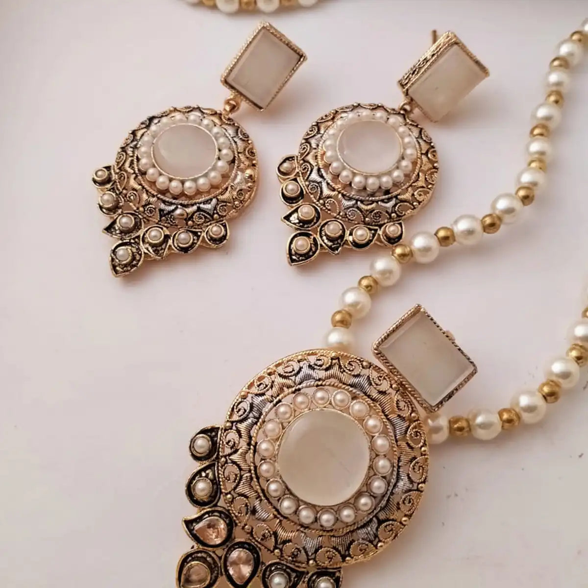 egyptian mala set NJC-010 3800 white