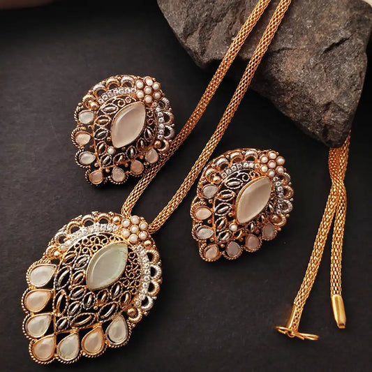 egyptian mala set designs in pakistan NJC-005 golden