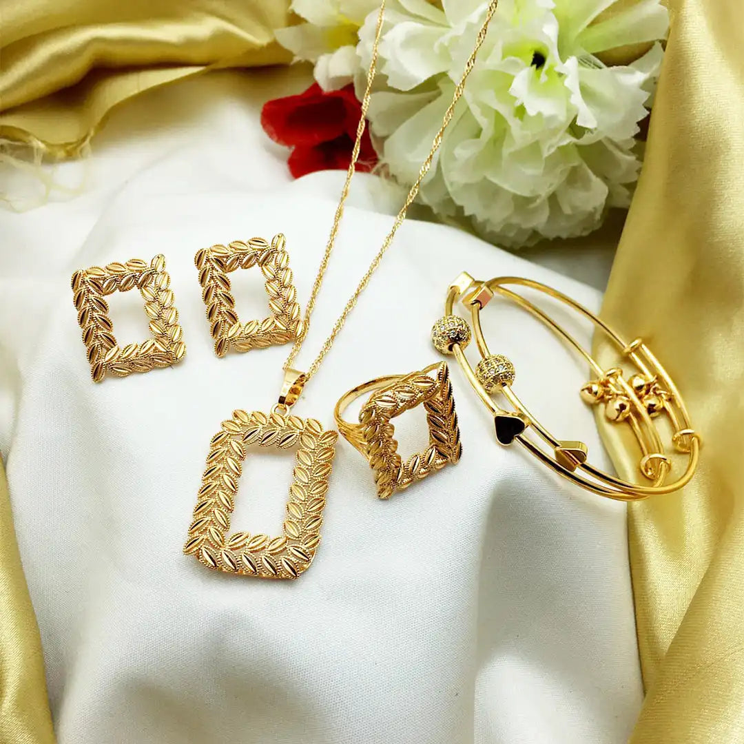 golden chain set price in pakistan NJC-004