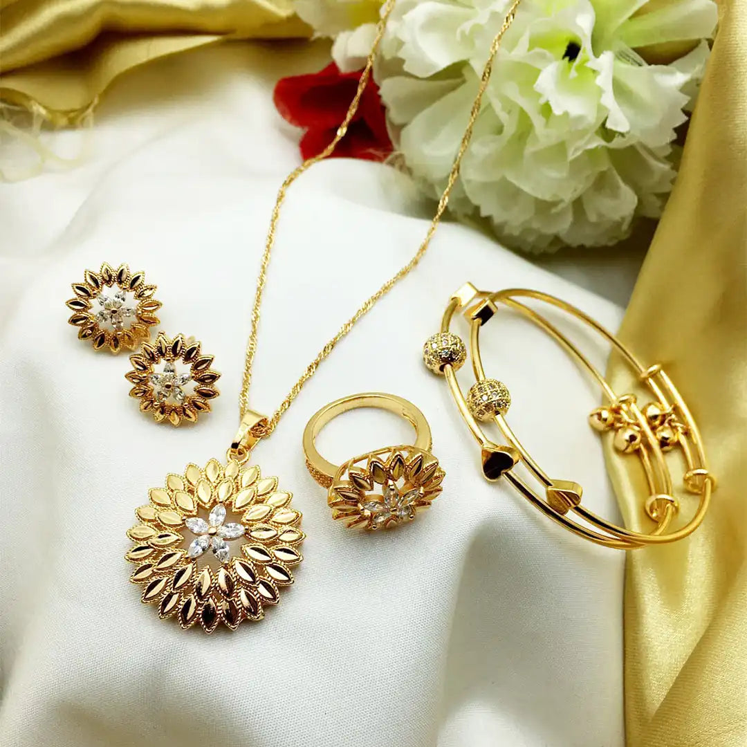 golden chain set price in pakistan NJC-005
