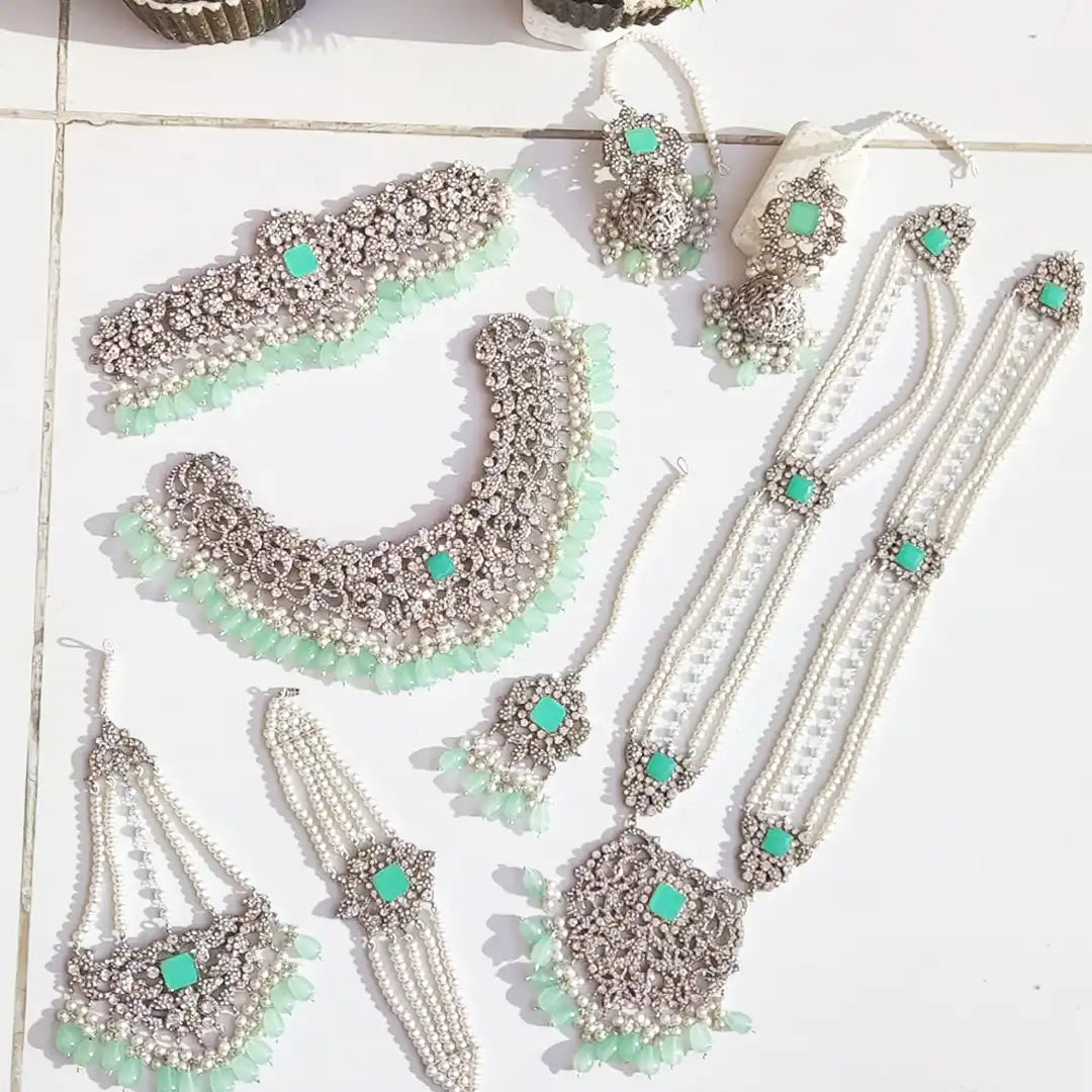 gold mala set design in pakistan NJC-001_2